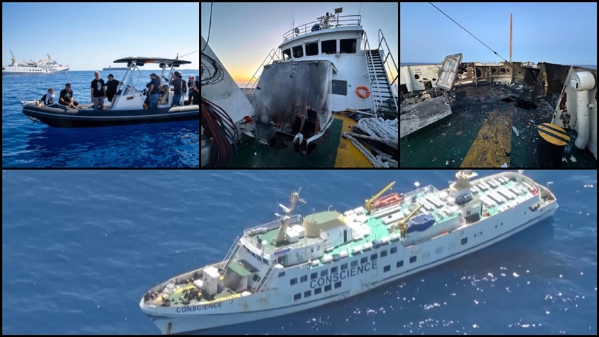 Malta açıklarında saldırıya uğradı: Gazze'ye yardım gemisi giriş izni bekliyor