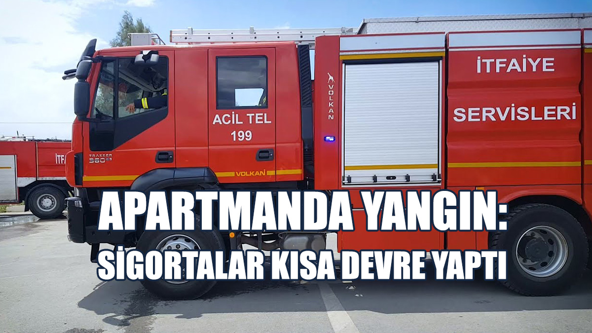 Lefkoşa’da Apartmanda Yangın...