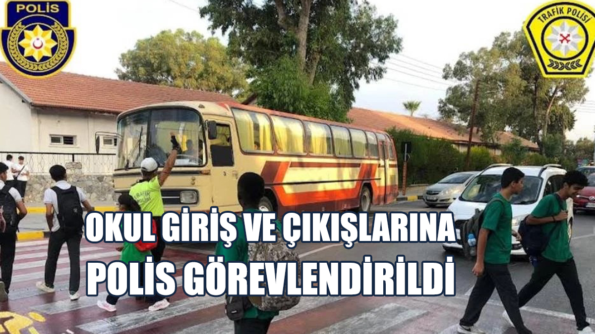 Okul Giriş Ve Çıkışlarına Polis Görevlendirildi