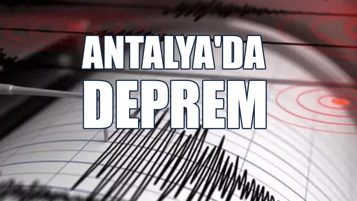 Antalya'nın Alanya İlçesinde 3,9 Büyüklüğünde Deprem
