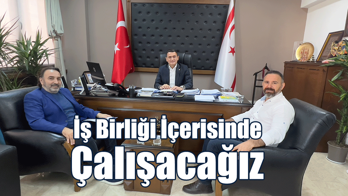 Bakan Oğuz KTAMS ve KAMUSEN Başkanlarını Kabul Etti