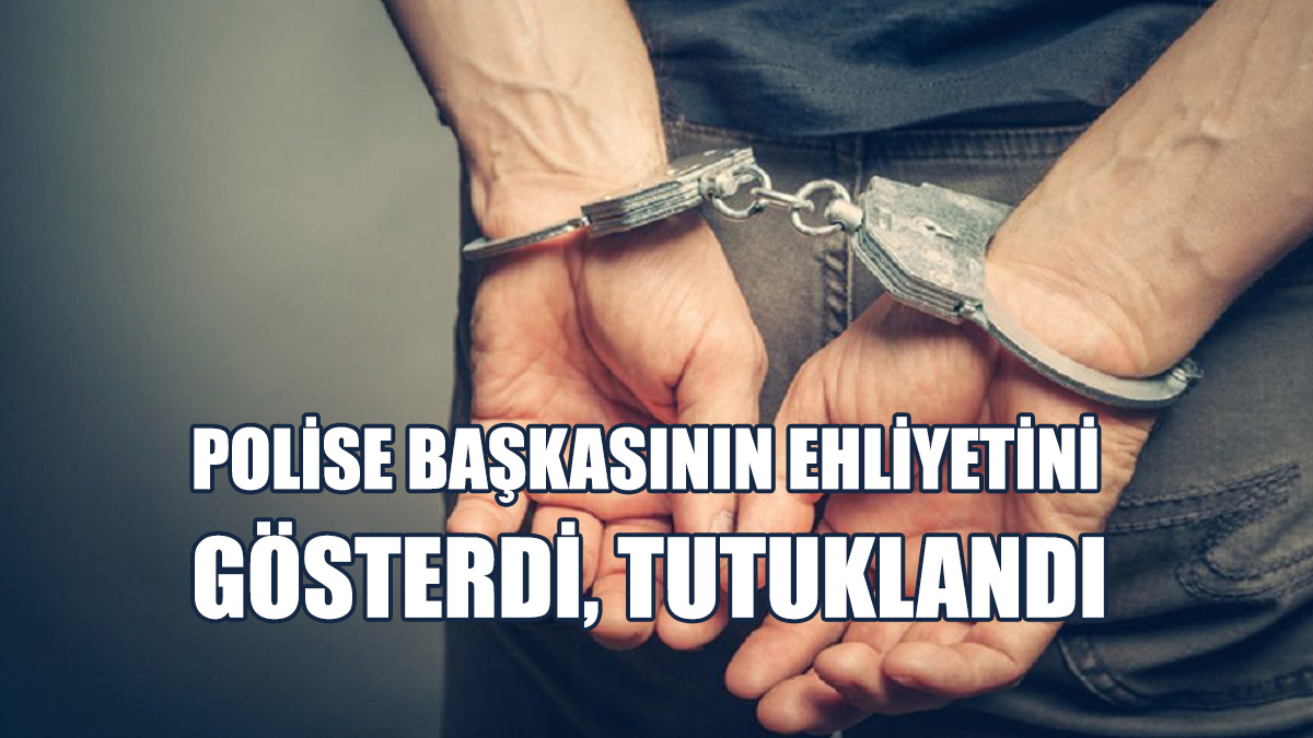 Trafik Denetiminde Başkasının Ehliyetini Gösterdi