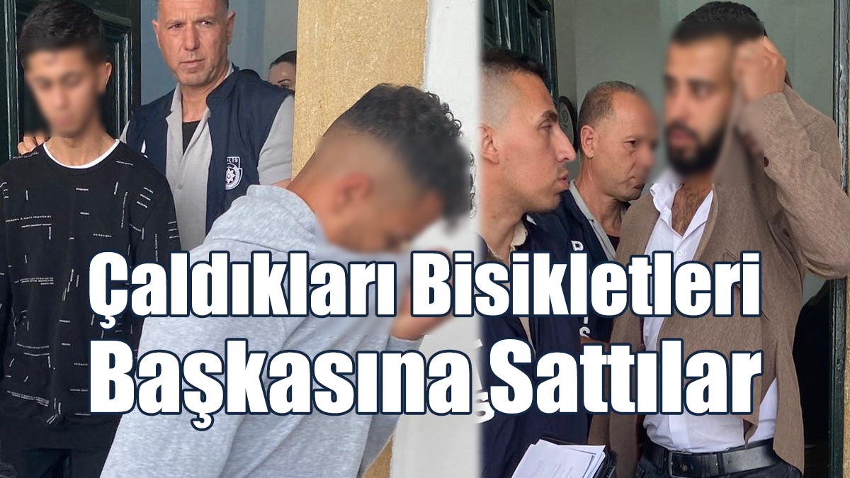 Çaldıkları Bisikletleri Başkasına Sattılar!