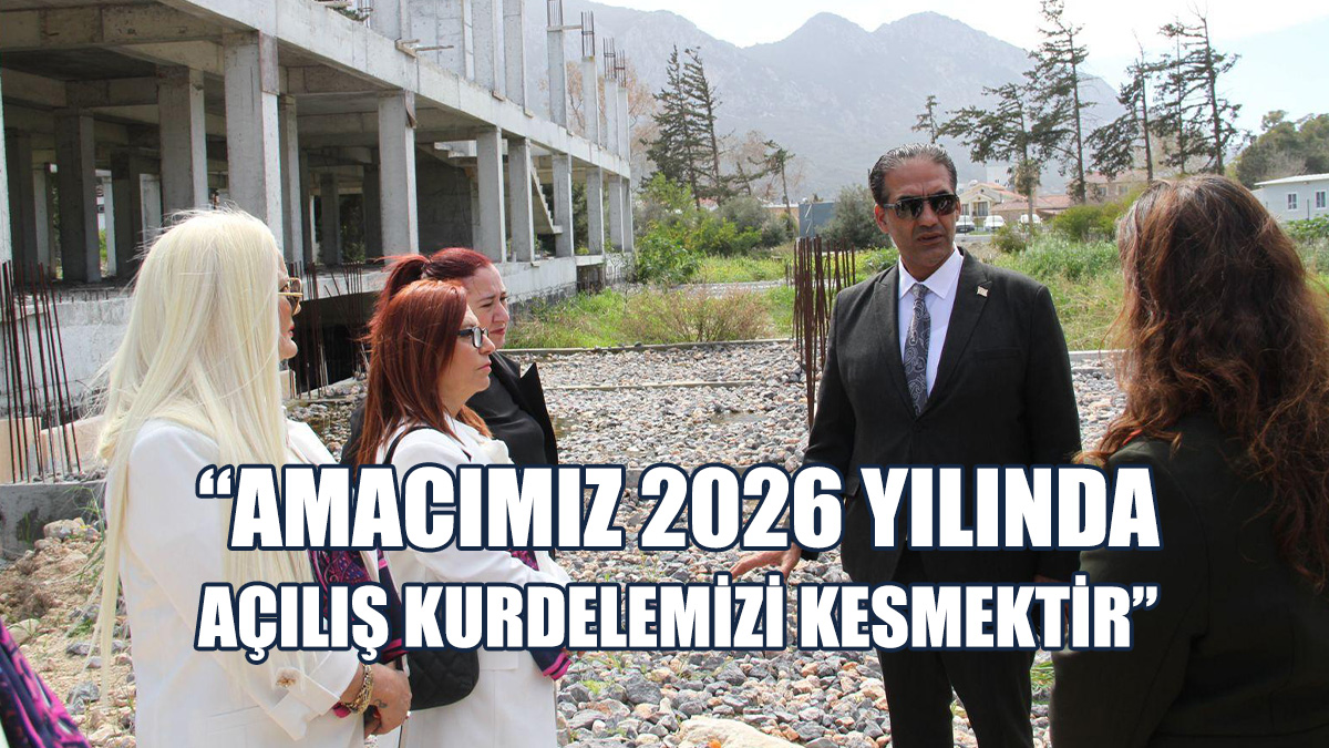 Gardiyanoğlu, Lapta Huzurevi İnşaatında İncelemelerde Bulundu