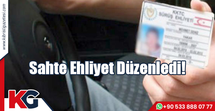 Sahte Eyliyet Düzenledi!