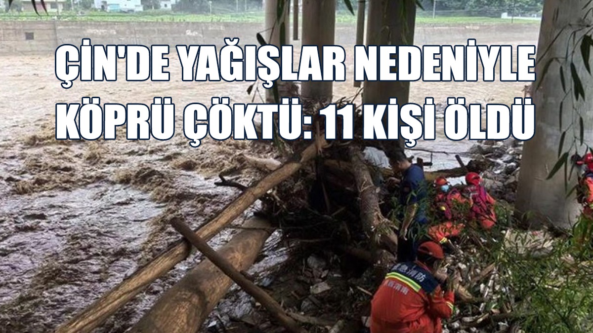 Çökme Sonucu Birçok Araç Nehre Düştü