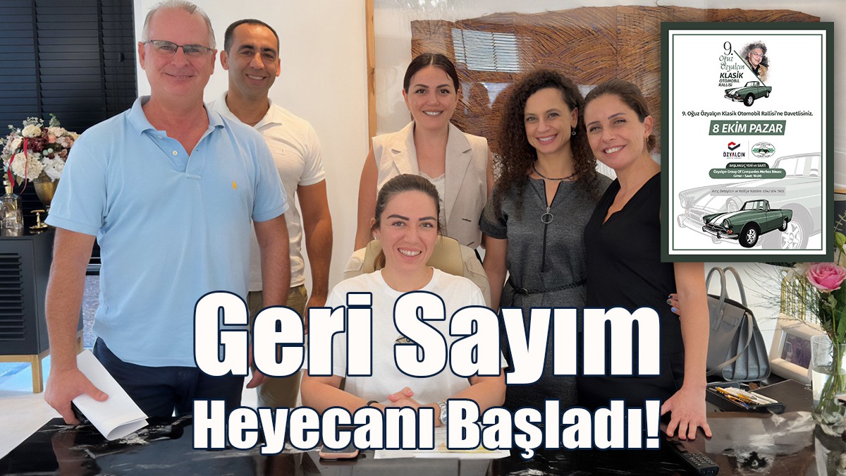 9. Oğuz Özyalçın Klasik Otomobil Rallisi İçin Geri Sayım Heyecanı Başladı!