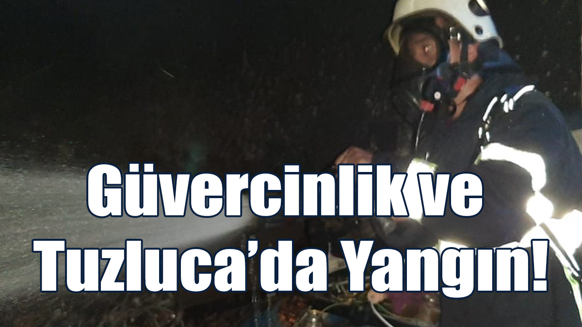 Güvercinlik ve Tuzluca’da Yangın!