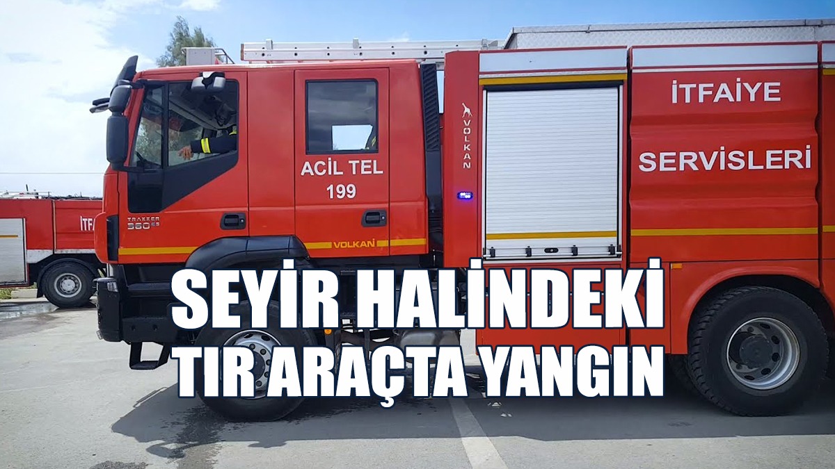 Yangın Araç Sürücüsü Tarafından Söndürüldü