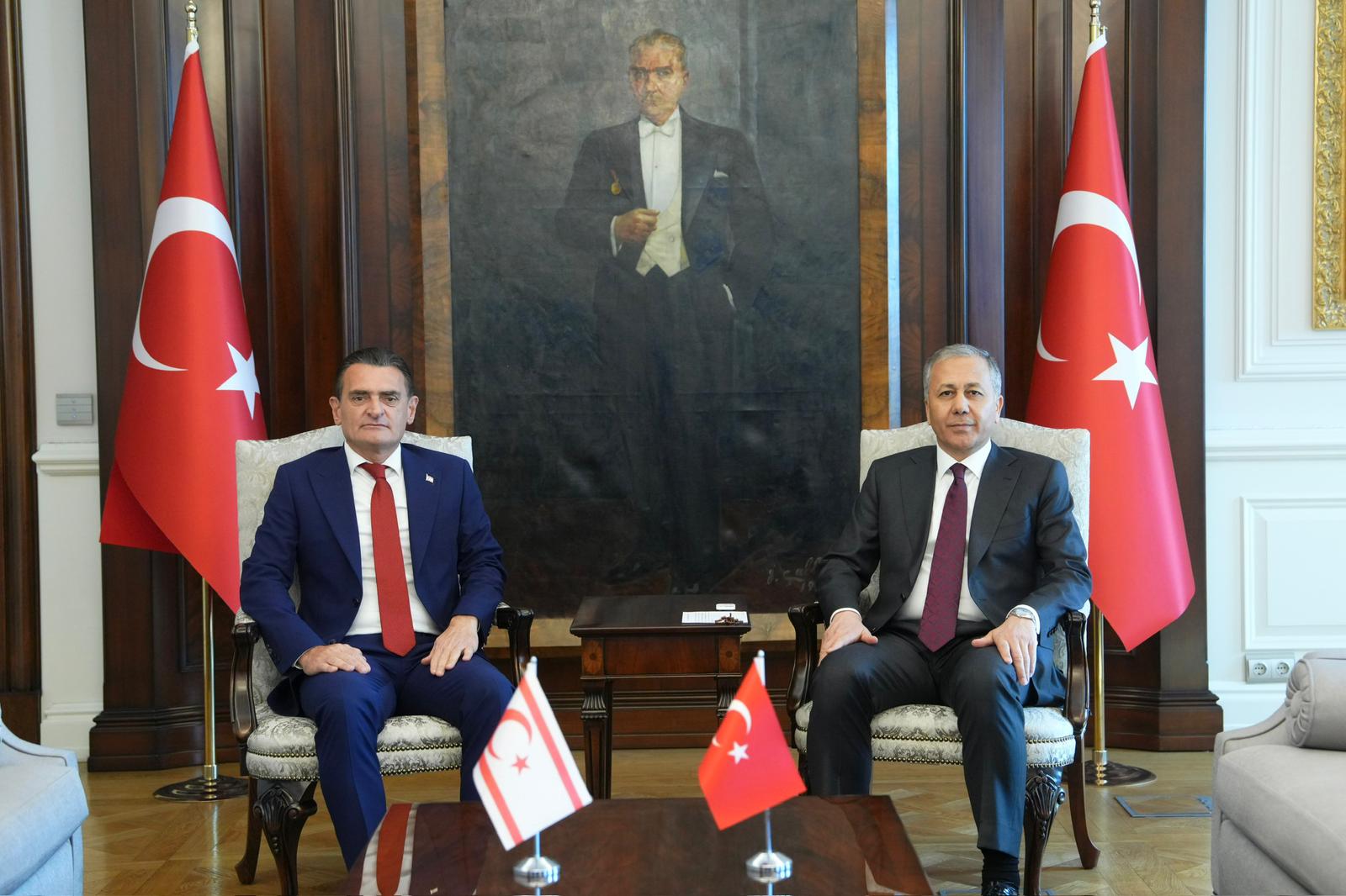 Oğuz, TC İçişleri Bakanı Yerlikaya ile güvenlik ve koordinasyon konularını ele aldı