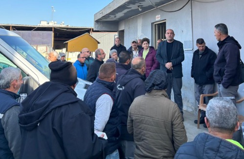 CTP heyeti, Gönyeli–Alayköy Belediyesi Atölyesi çalışanlarını ziyaret etti