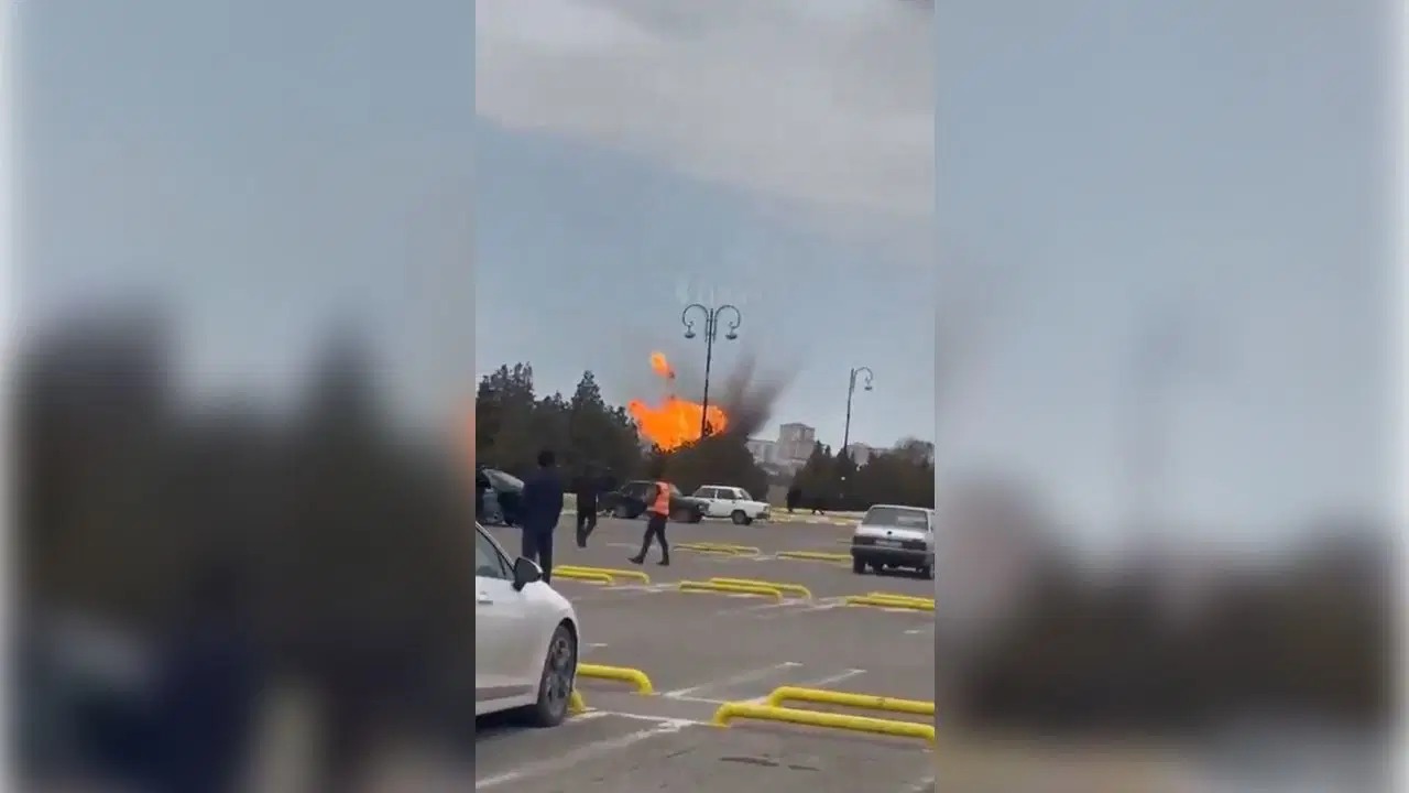 Nahçıvan Havalimanı’na İHA düştü