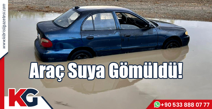 Araç Suya Gömüldü!