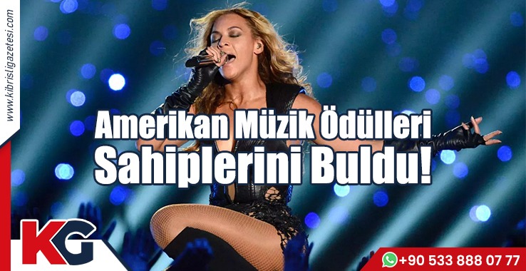 Amerikan Müzik Ödülleri Sahiplerini Buldu!