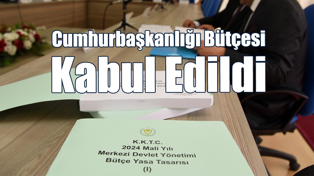 313 Milyonluk Cumhurbaşkanlığı Bütçesi Komitede Oy Çokluğuyla Kabul Edildi