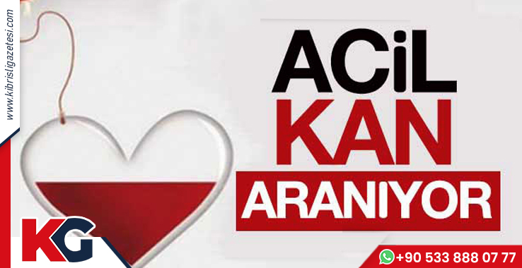 Acil Kan ve Trombosit İhtiyacı!
