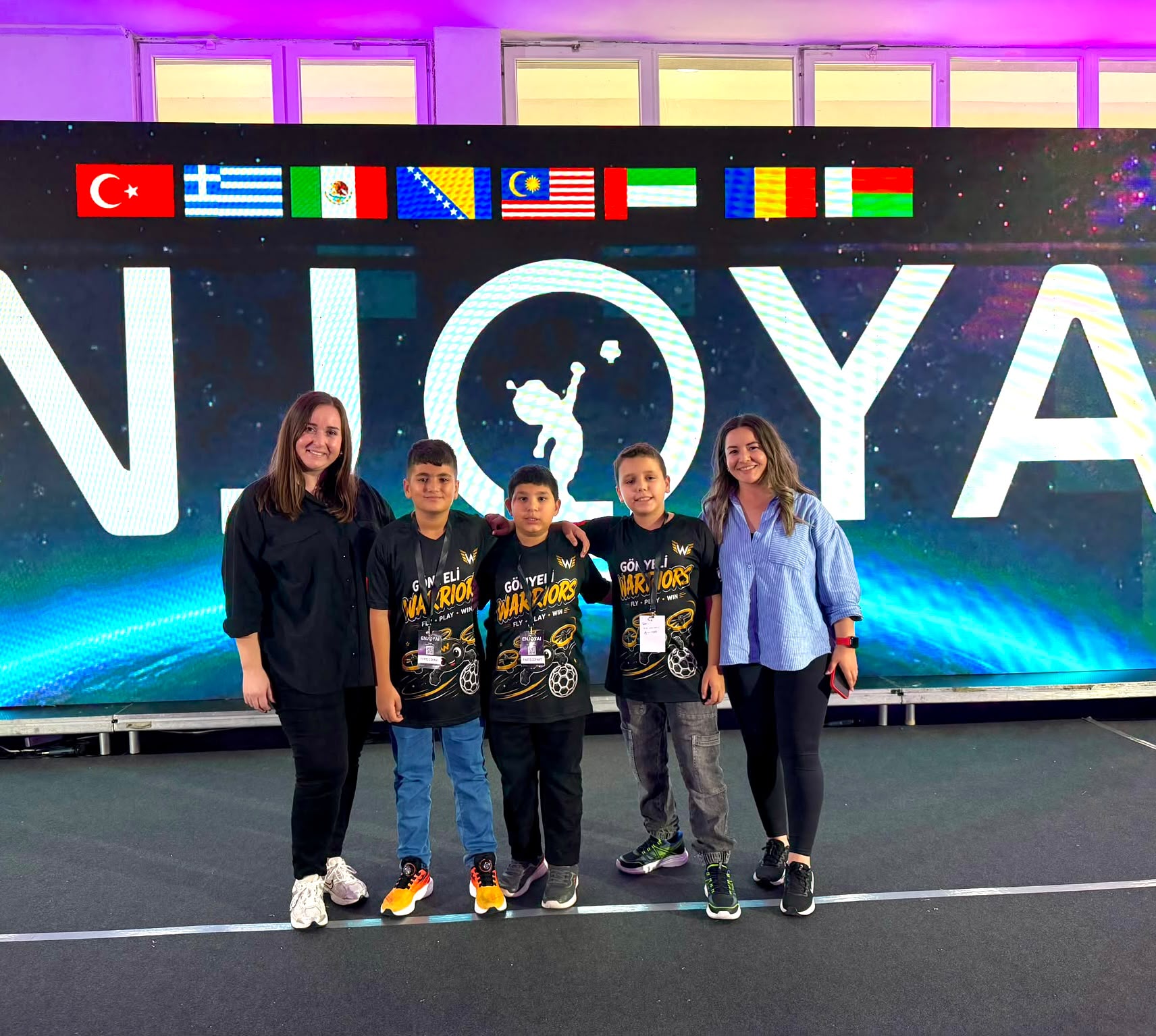 Kıbrıs Robofest öğrencileri Avrupa Drone Futbolu’nda zirvede…