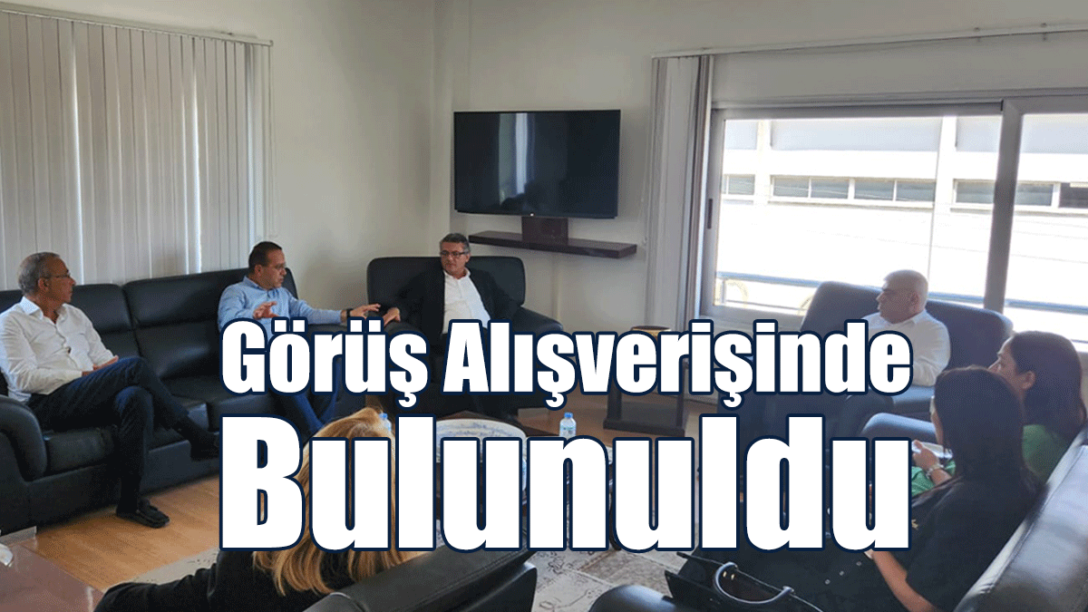CTP heyeti, Sanayi Odası’nı Ziyaret Etti