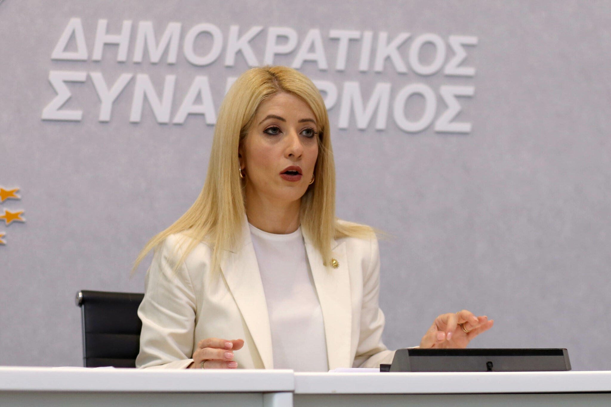 Dimitriu Avrupa Komisyonu'nun Kıbrıs'taki temsilcisi ile görüştü