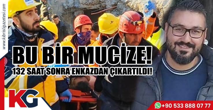 Bu Bir Mucize! 132 Saat Sonra Enkazdan Çıkartıldı!