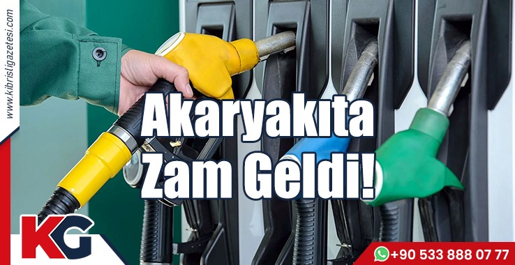 Akaryakıta zam!