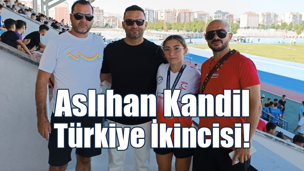 Aslıhan Kandil Türkiye İkincisi