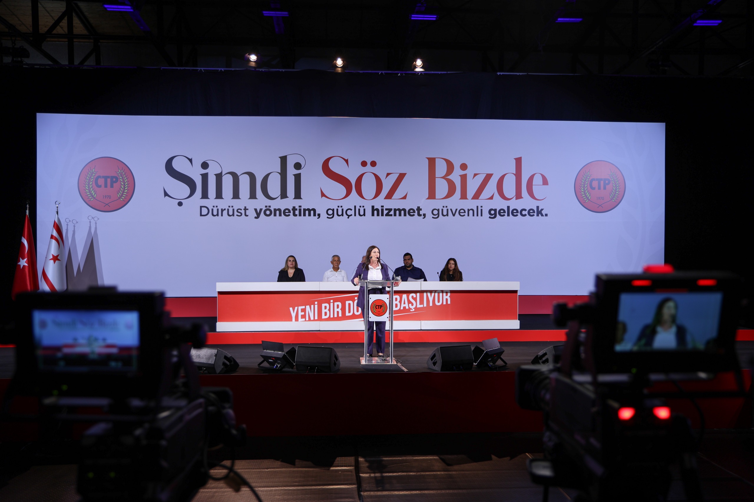İncirli, CTP Kurultayı'nda konuştu... “İlk işimiz nüfus sayımı ve yolsuzlukla mücadele olacak”