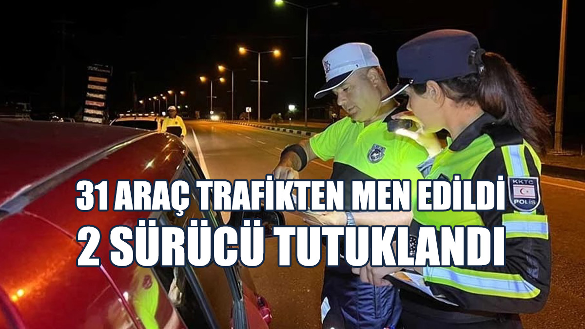 2 Bin 67 Araç Sürücüsü Kontrol Edildi