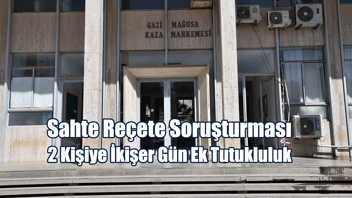 Sahte Reçete Soruşturması: Bir Eczacı Ve Bir Eczacı Kalfasına İkişer Gün Ek Tutukluluk