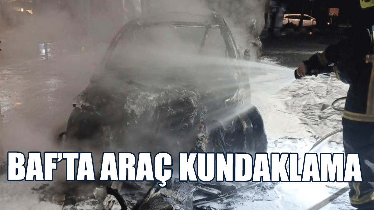 Baf’ta Araç Kundaklama