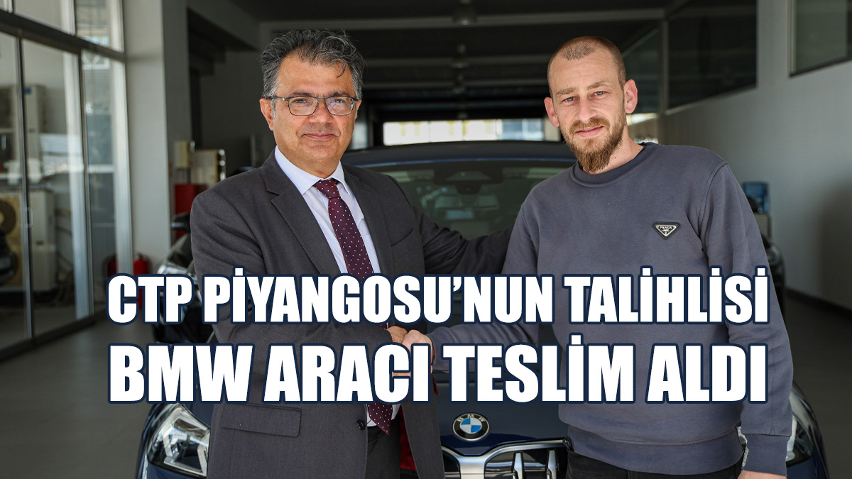 CTP Piyangosu’nun Talihlisi Kazım Kurşunoğlu Oldu