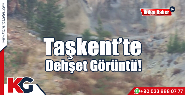 Taşkent’te Dehşet Görüntü!