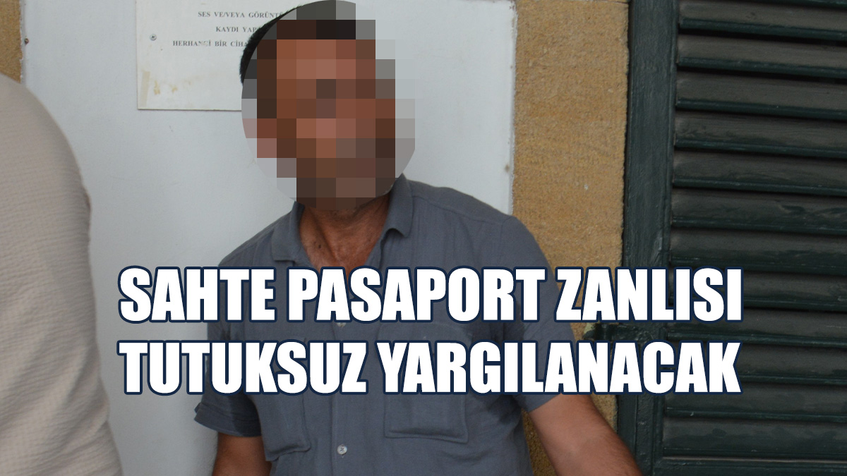 Sahte Pasaport Zanlısı Mahkemeye Çıkarıldı