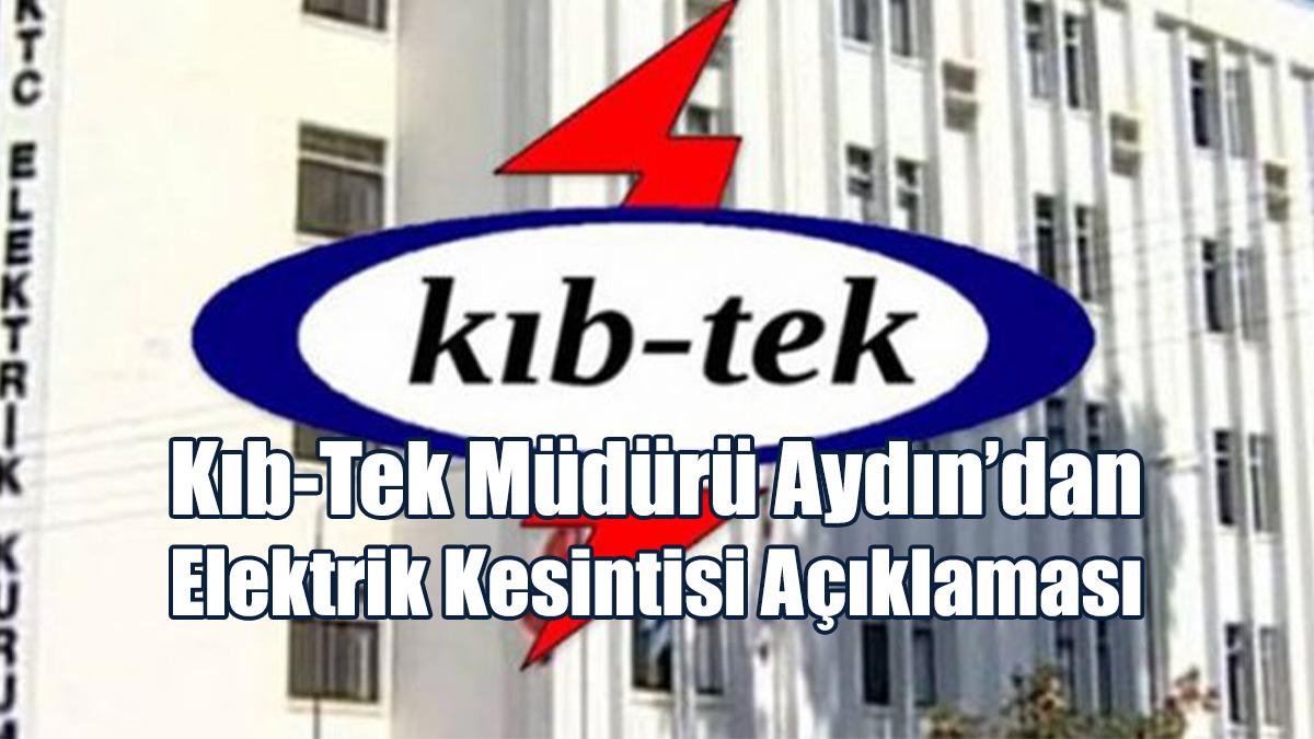 Aydın: Bugün Planlı Bir Kesinti Öngörmüyoruz