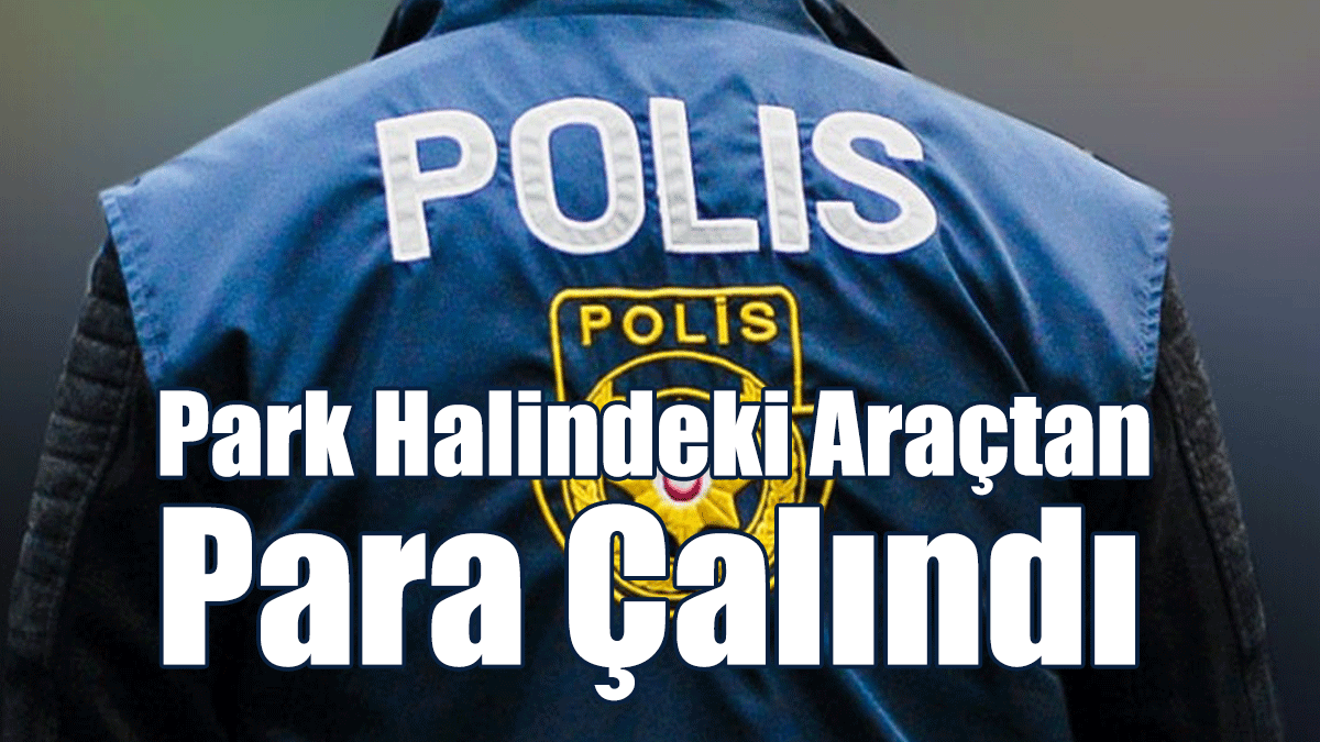 Park Halindeki Araçtan Para Çalındı