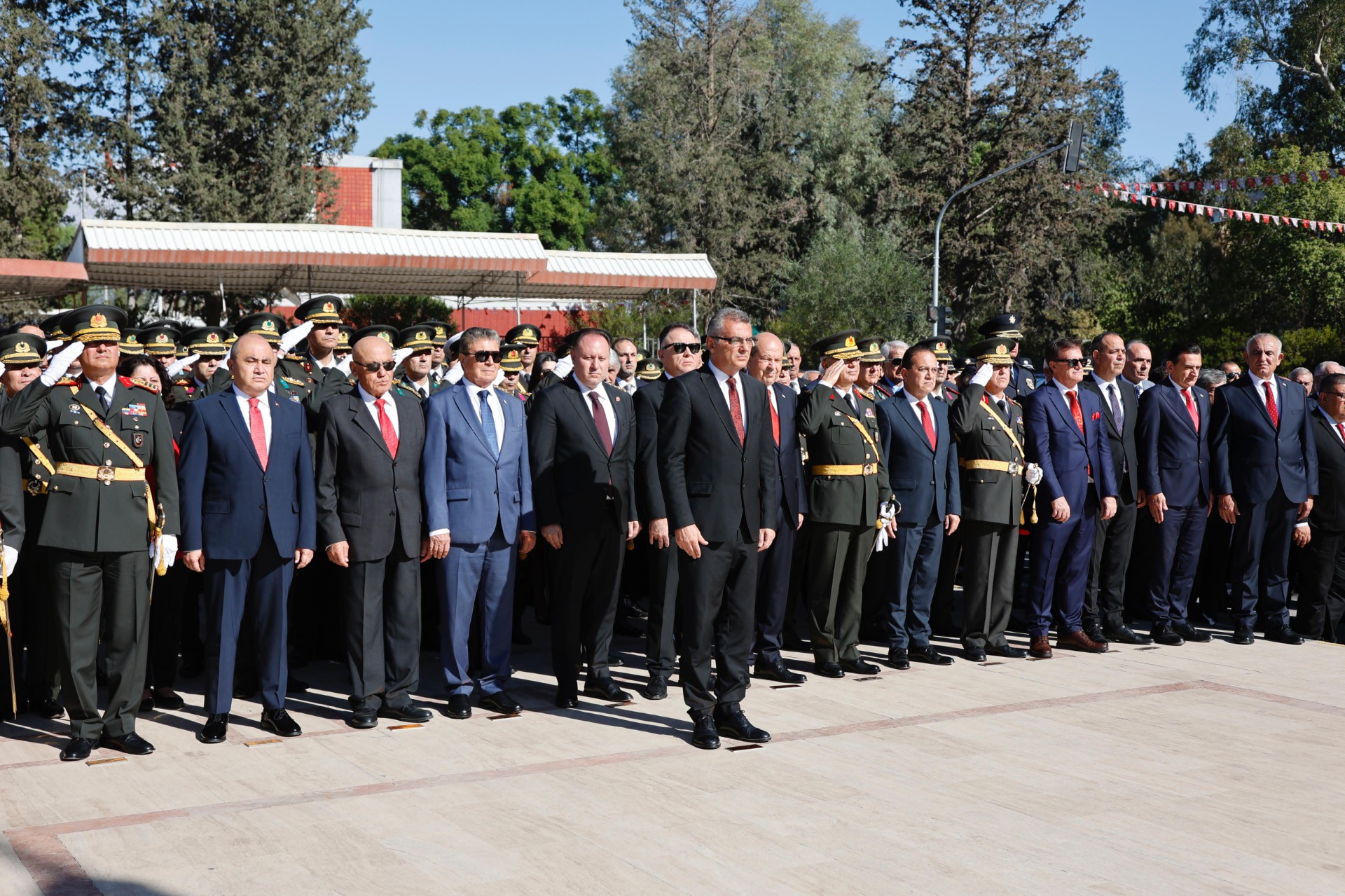 29 Ekim Cumhuriyet Bayramı nedeniyle Atatürk Anıtı'nda tören düzenlendi