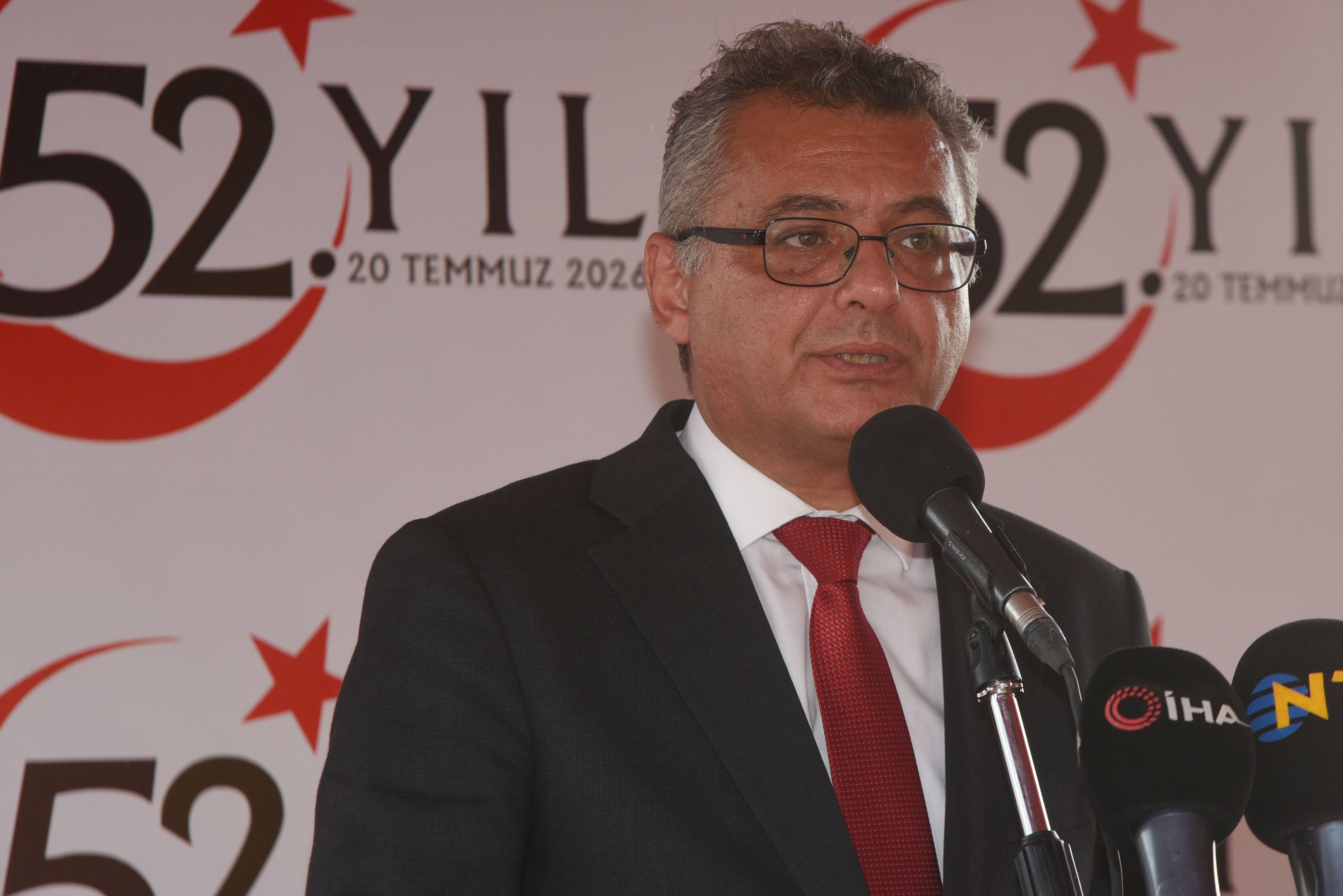 Erhürman: Kıbrıs Türk halkı haklarından, eşitlikten ve güvenlikten vazgeçmeyecek