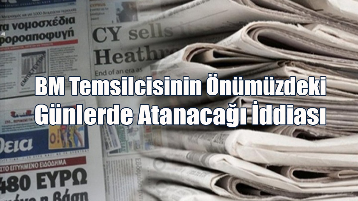 BM Temsilcisinin Önümüzdeki Günlerde Atanacağı İddiası