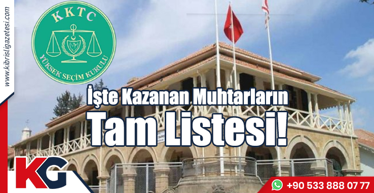 İşte Kazanan Muhtarların Tam Listesi!