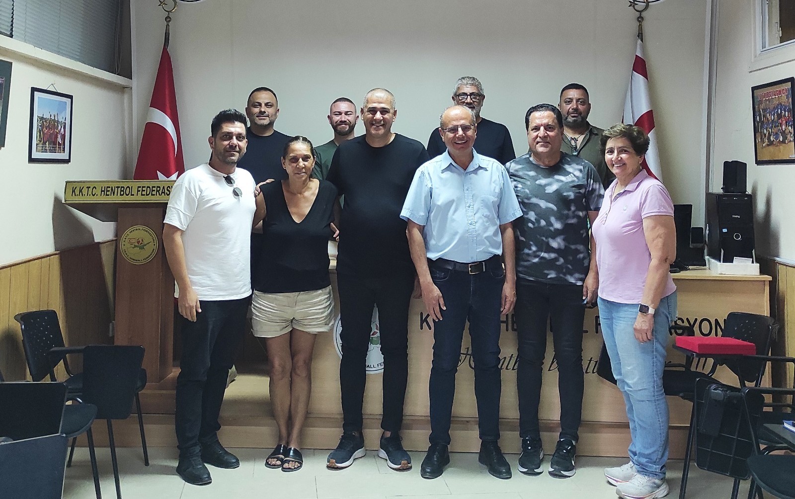CTP Spor Komitesi, Hentbol Federasyonu’nu ziyaret etti