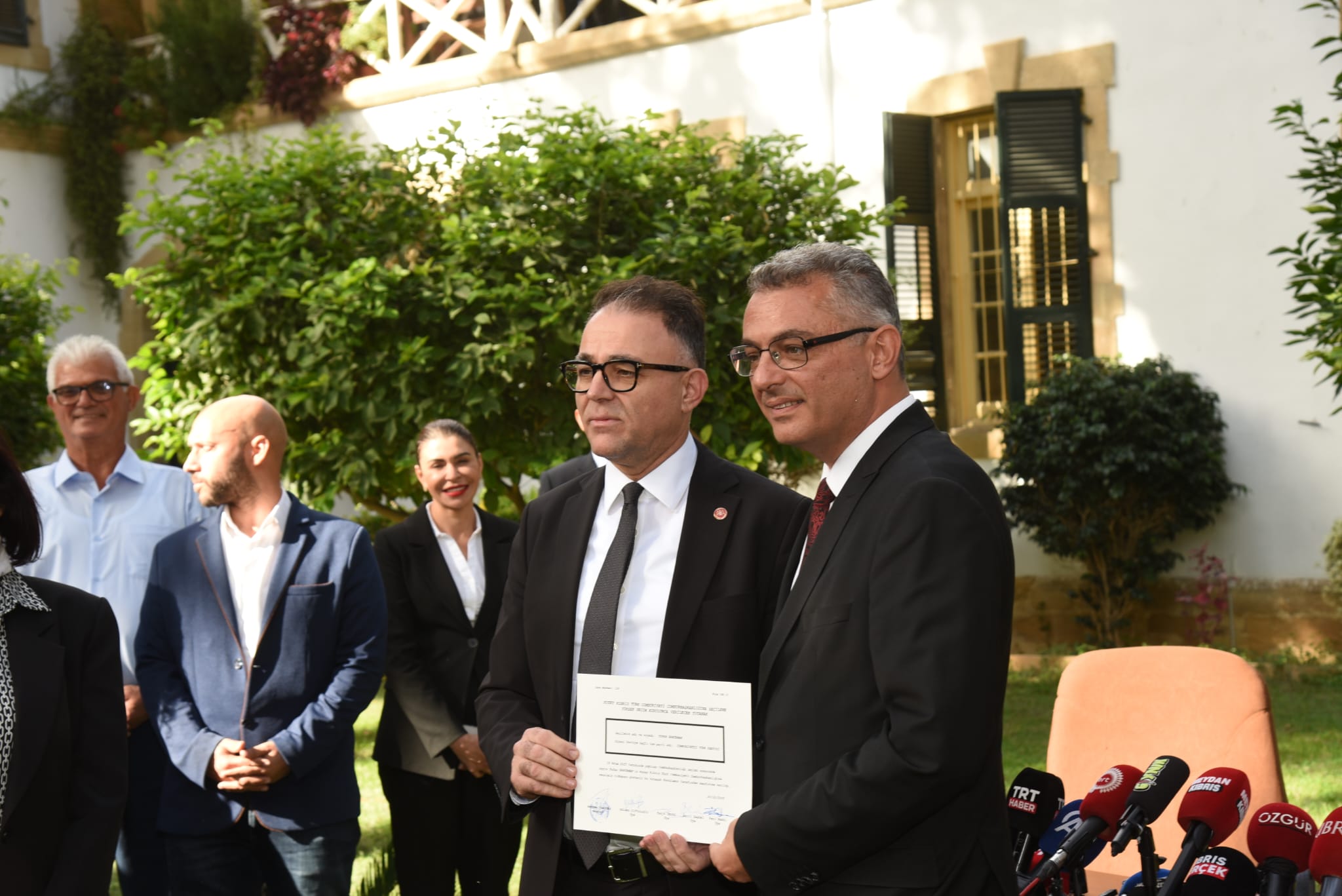 6’ncı Cumhurbaşkanı Tufan Erhürman, mazbatasını aldı