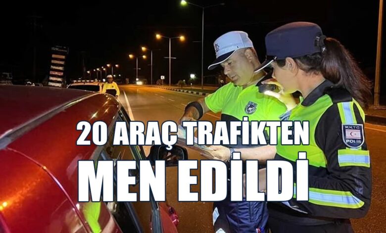 308 Sürücü Rapor Edildi