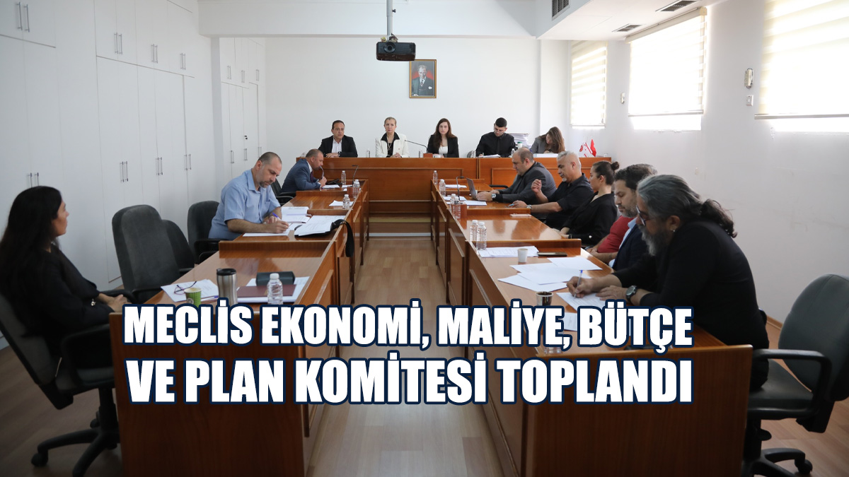 Meclis Ekonomi, Maliye, Bütçe ve Plan Komitesi Toplandı