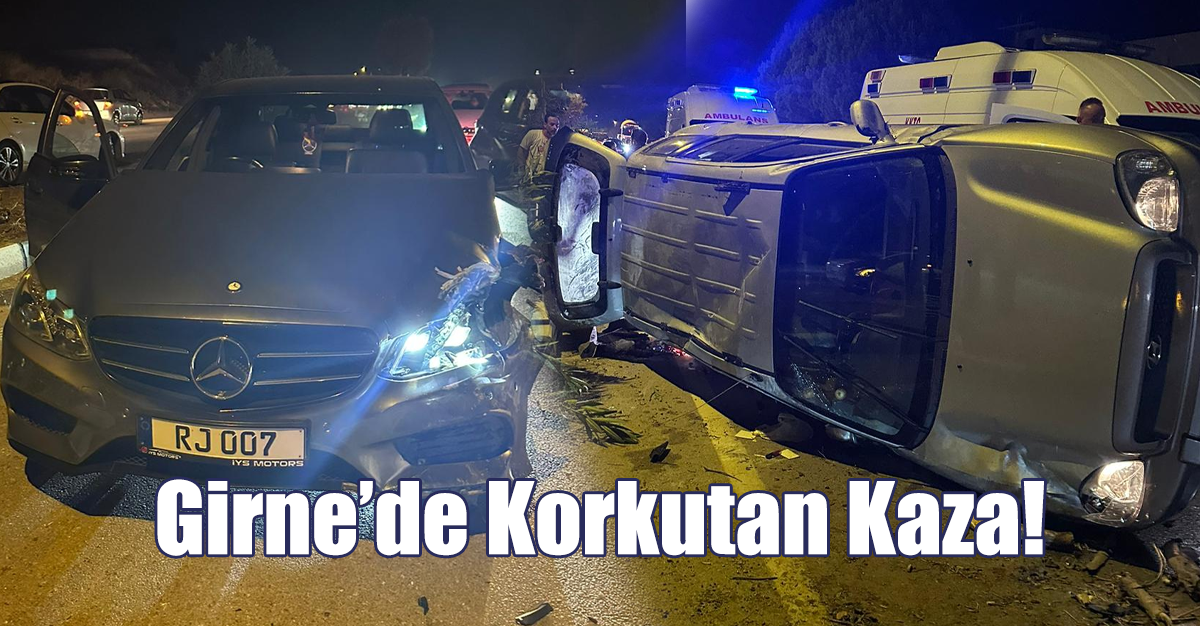Girne’de Korkutan Kaza!