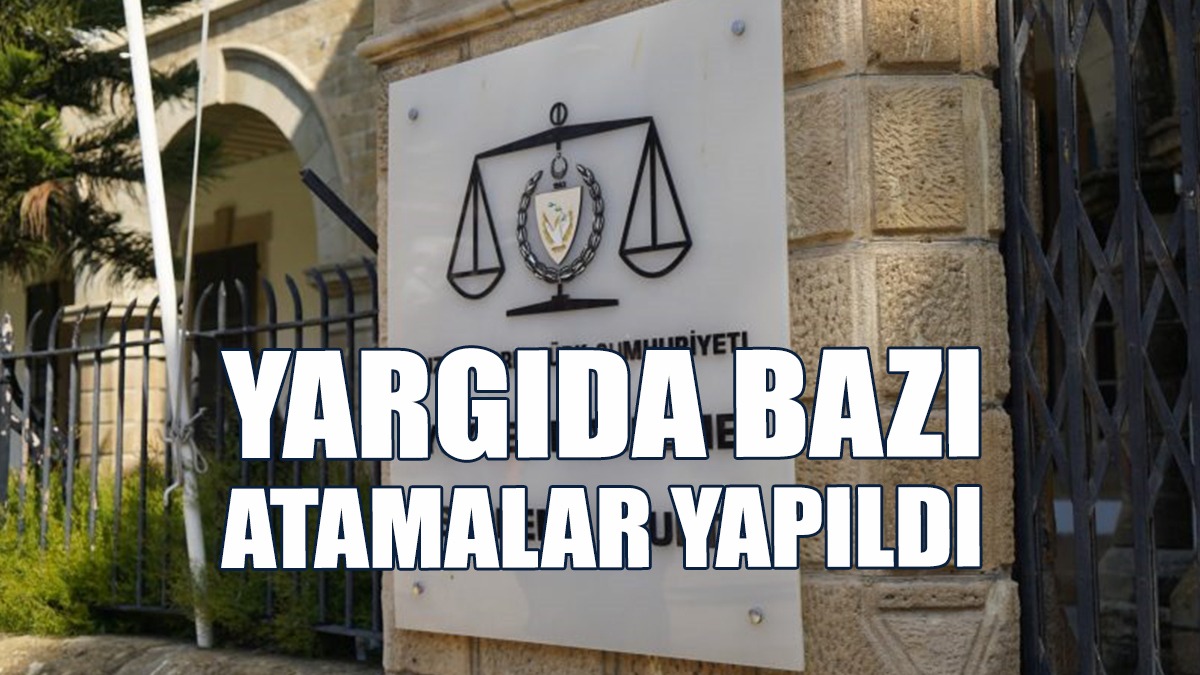 Yargıda Bazı Atamalar Yapıldı