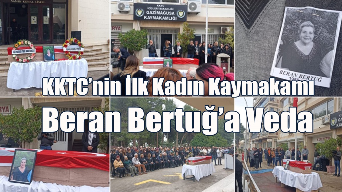 KKTC’nin İlk Kadın Kaymakamı Beran Bertuğ’a Veda
