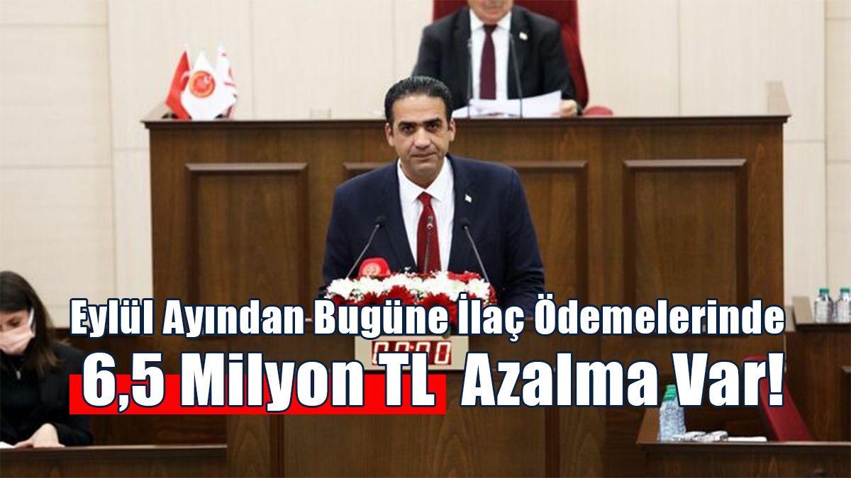 Eylül Ayından Bugüne İlaç Ödemelerinde 6,5 Milyon TL Azalma Var