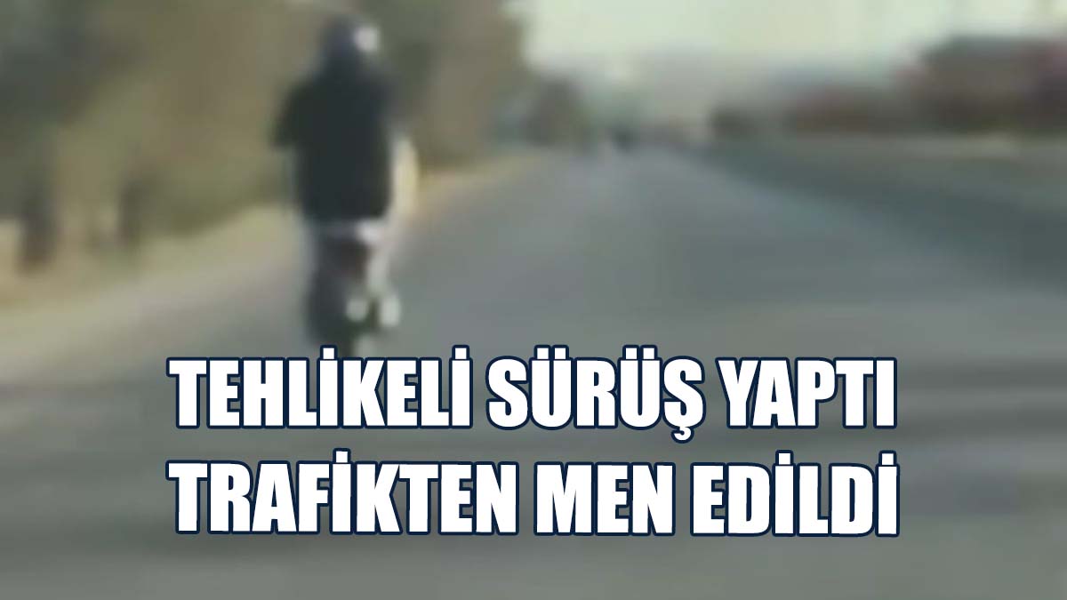 Motosiklet Sürücüsüne 18 Bin TL Ceza