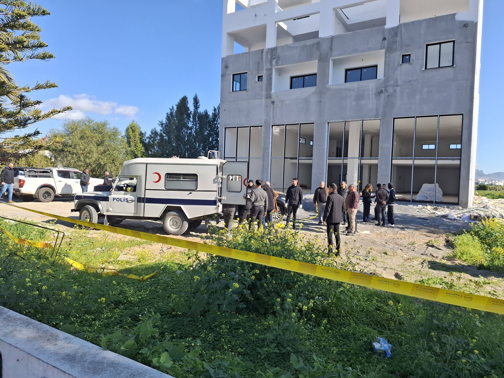 Kızılbaş Parkı yakınlarında inşaat alanında cansız beden bulundu