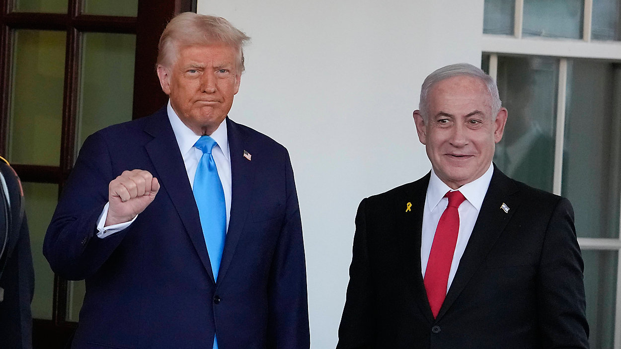 Trump, Netanyahu görüşmesi öncesinde Gazze'de barış için iyimser konuştu